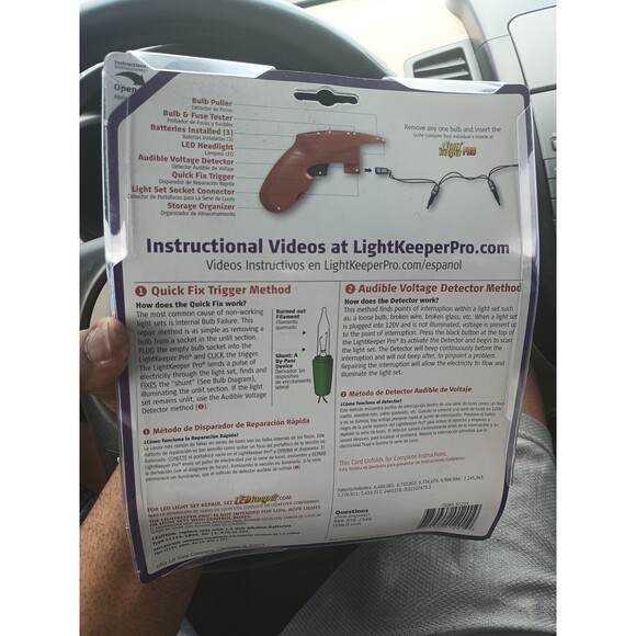 Light Keeper Pro Tool fix Incandescent Christmas Light Sets Bulb Tester Repair - Picture 2 of 2